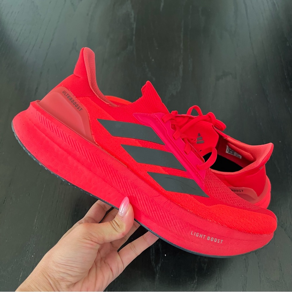 💙New💙 ADIDAS Ultraboost 5X Pure Ruby Black - Picture 2 of 10